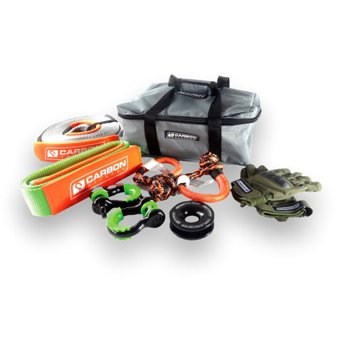 4wd recovery gear Carbon Offroad Essential Snatch and Winch 4x4 Recovery Kit – NOMADICA Outfitters