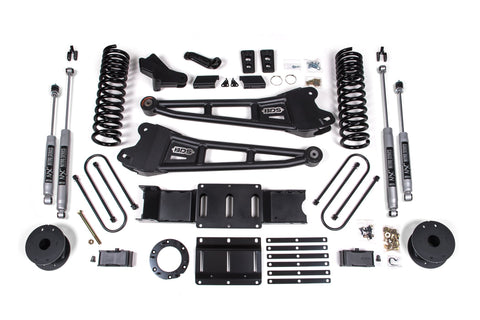 4 Inch Lift Kit w/ Radius Arm | Ram 3500 w/ Rear Air Ride (19-24) 4WD | Gas