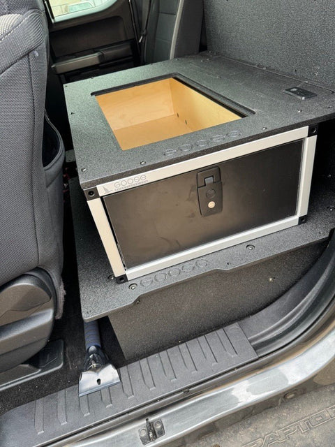Ford - F150 - 2015-Present - 13th-14th Gen - Super Cab - without the center mounted B&O Subwoofer - Explore Series - Single Drawer Module - With Fitted Top Plate