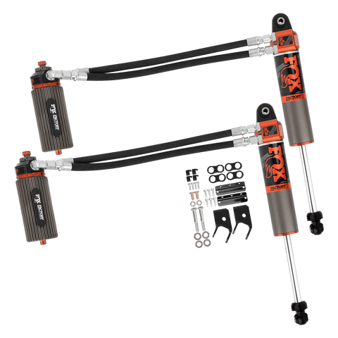 FOX 3.0 Remote Reservoir Front Shocks Adjustable | Factory Race Series Internal Bypass | 3.5-4.5 Lift | Gladiator JT