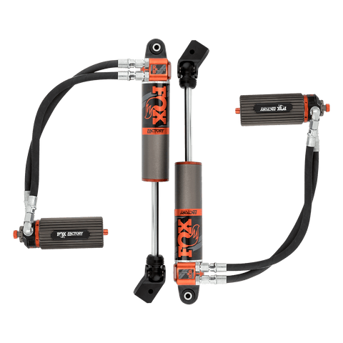 FOX 3.0 Remote Reservoir Front Shocks Adjustable | Factory Race Series Internal Bypass | 2-3 Lift | Gladiator JT