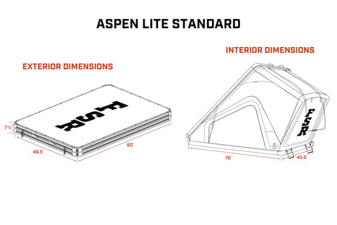 Free Spirit Recreation Aspen Lite Standard - Rooftop Tent