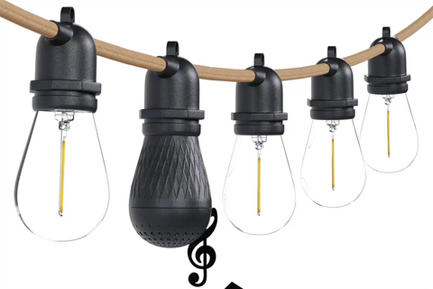 Camping String Lights with Speakers