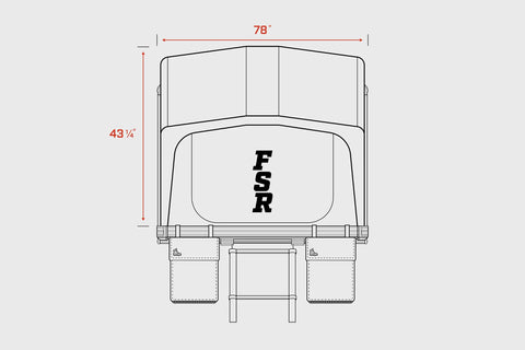 Free Spirit Recreation Nova King - Rooftop Tent