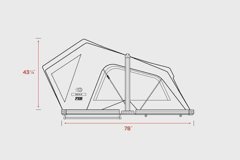 Free Spirit Recreation Nova Standard - Rooftop Tent