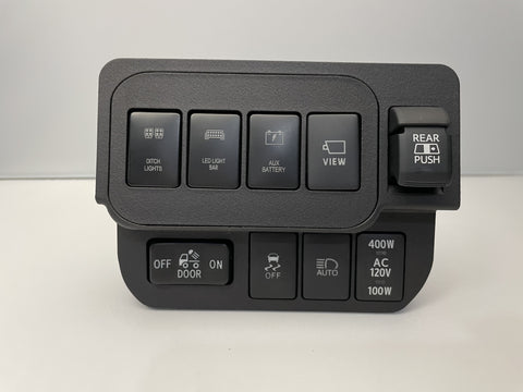 Base Switch Panel for 4 Short Switches (Tacoma Double Cab)