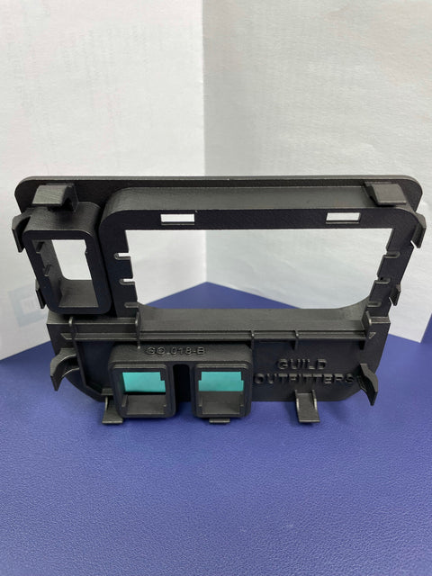 Base Panel for 1 Tall and 2 Short Switch Locations (Tacoma Access Cab)