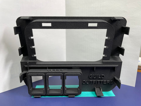 No Cut Base Switch Panel for 3 Short Switches (Tacoma Access Cab)