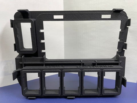 Base Panel for 1 Tall and 5 Short Switch Locations (Tacoma Access Cab)