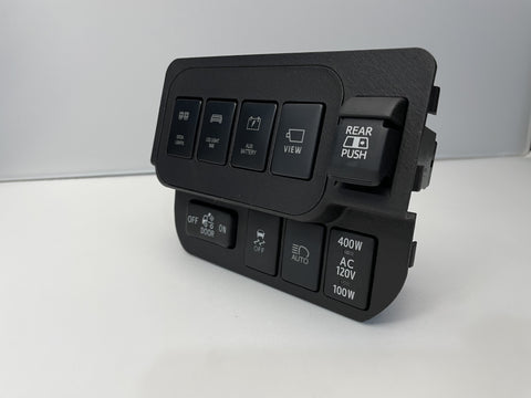 Base Switch Panel for 4 Short Switches (Tacoma Double Cab)
