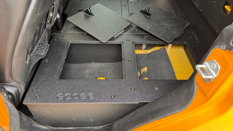 Jeep Gladiator 2019-Present JT 4 Door - Second Row Seat Delete Plate System - High Platform