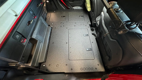 Jeep Gladiator 2019-Present JT 4 Door - Second Row Seat Delete Plate System - High Platform