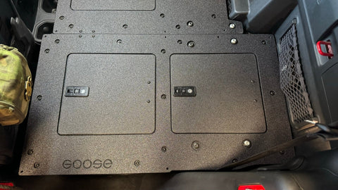 Jeep Gladiator 2019-Present JT 4 Door - Second Row Seat Delete Plate System - High Platform