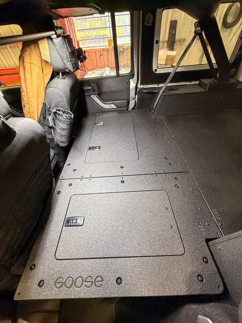 Jeep - Wrangler - 2007-2018 - JKU - 4 Door - Explore Series - Seat Delete Plate System - Second Row - Module Based - 8" Module