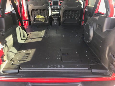 Jeep Wrangler 2018-2023 JLU 4 Door - Second Row Seat Delete Plate System