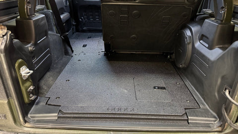 Jeep Wrangler 2018-2023 JLU 4 Door - Second Row Seat Delete Plate System - V2