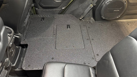 Jeep Wrangler 2018-2023 JLU 4 Door - Second Row Seat Delete Plate System - V2