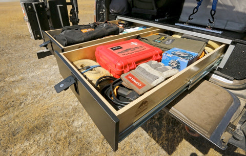 Stealth Sleep and Storage Package for Toyota Land Cruiser 1991-1997 80 Series - 43-3/8" W x 8" H x 40" D