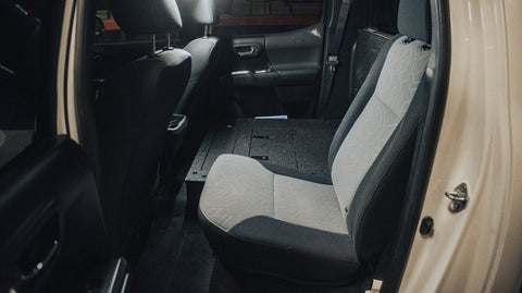 Toyota Tacoma 2005-2023 2nd and 3rd Gen Double Cab Version 2 - Second Row Seat Delete Plate System