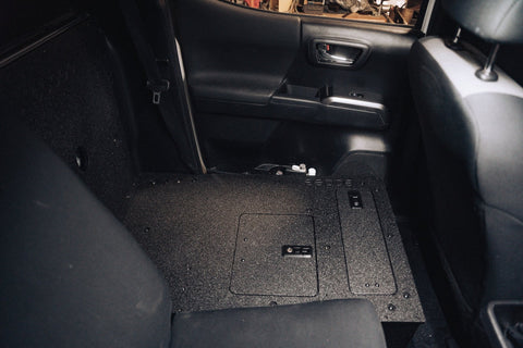 Toyota Tacoma 2005-2023 2nd and 3rd Gen Double Cab Version 2 - Second Row Seat Delete Plate System