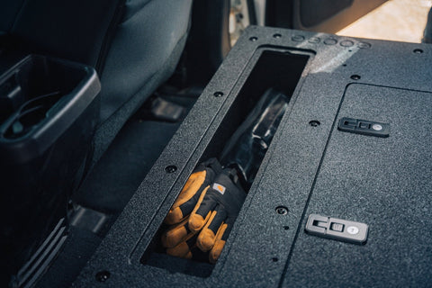 Toyota Tacoma 2005-2023 2nd and 3rd Gen Double Cab Version 2 - Second Row Seat Delete Plate System