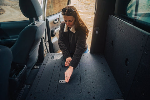 Toyota Tacoma 2005-2023 2nd and 3rd Gen Double Cab Version 2 - Second Row Seat Delete Plate System