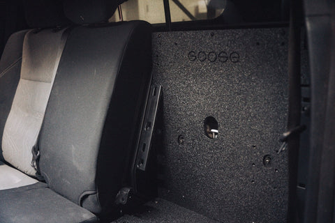 Toyota Tacoma 2005-2023 2nd and 3rd Gen Double Cab Version 2 - Second Row Seat Delete Plate System