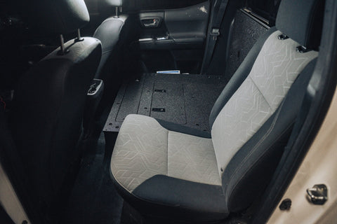 Toyota Tacoma 2005-2023 2nd and 3rd Gen Double Cab Version 2 - Second Row Seat Delete Plate System