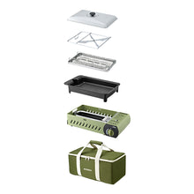 All in One Gas BBQ Grill (M) Olive Green With Bag