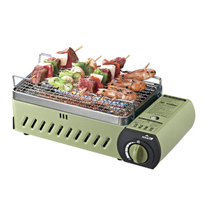 All in One Gas BBQ Grill (M) Olive Green With Bag