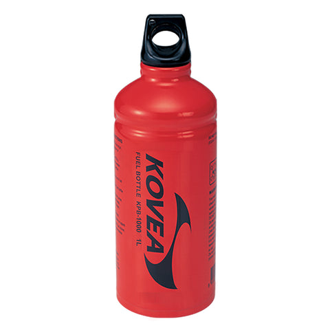 Aluminum Fuel Bottle 0.6 L Red