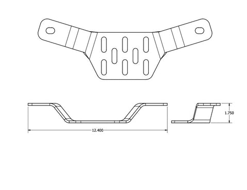 Overland Kitted Raised Boomerang Mount