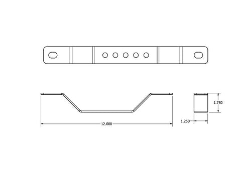 Overland Kitted Universal Raised Mounting Bars