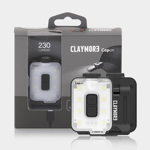 CLAYMORE CAPON 40B Rechargeable Cap Light