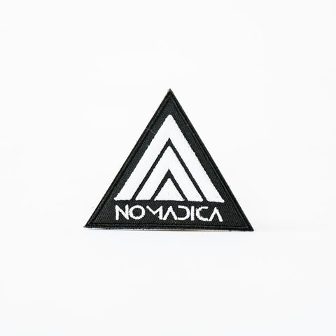 Nomadica Trine Patch - 3" White on Black